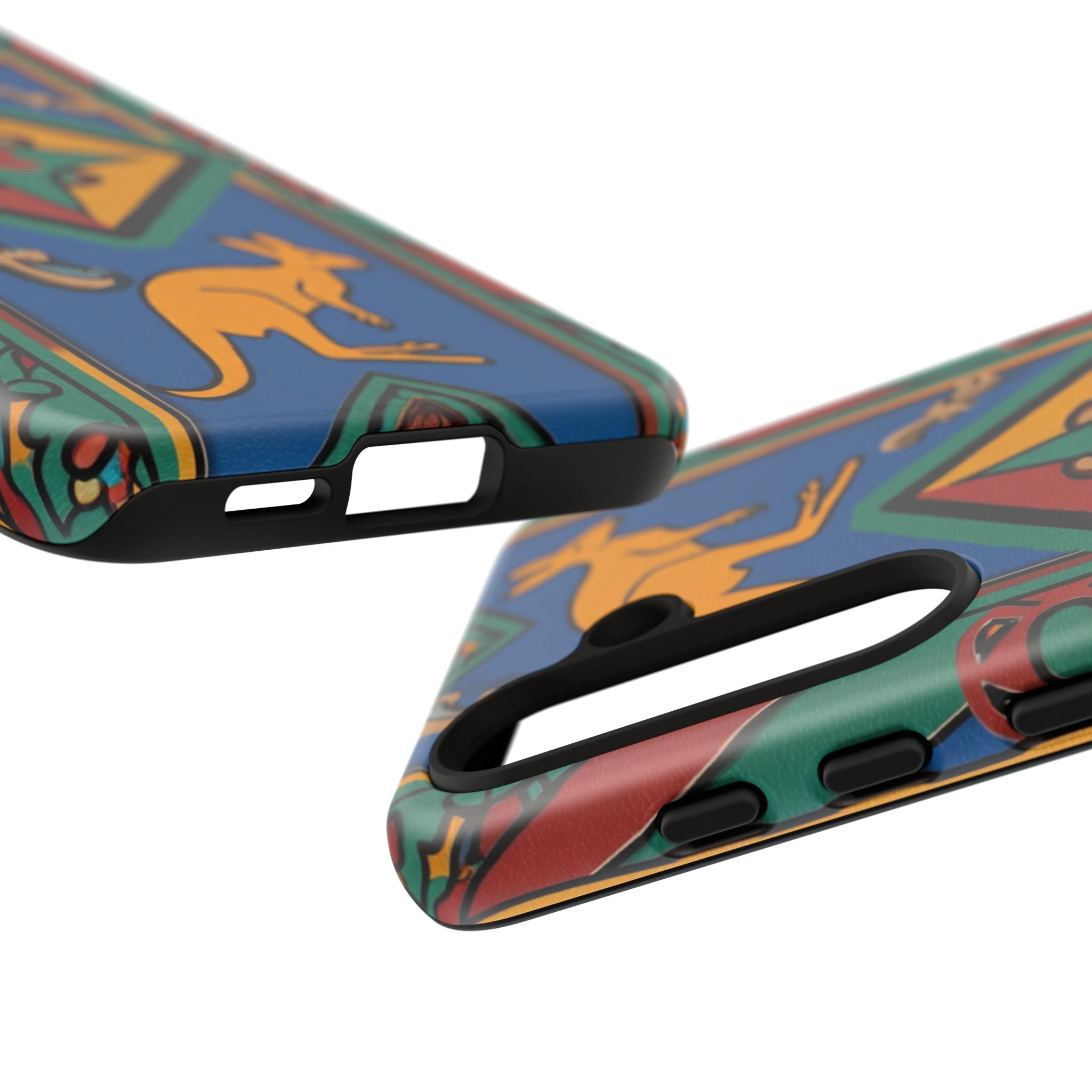 Kangaroo Tribal Pattern Tough Phone Case