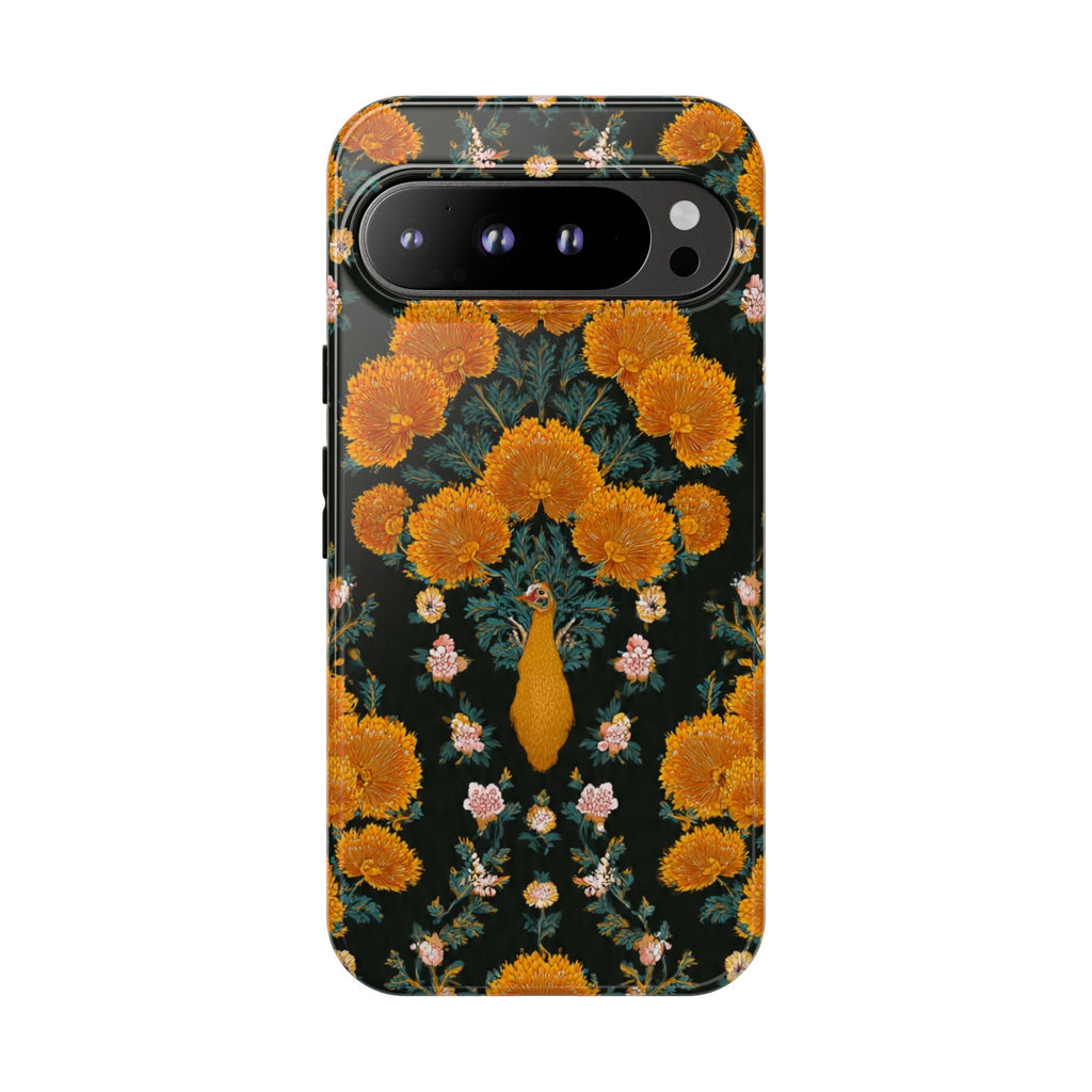 Marigold Mirror Phone Case — Floral Protective Phone Cover