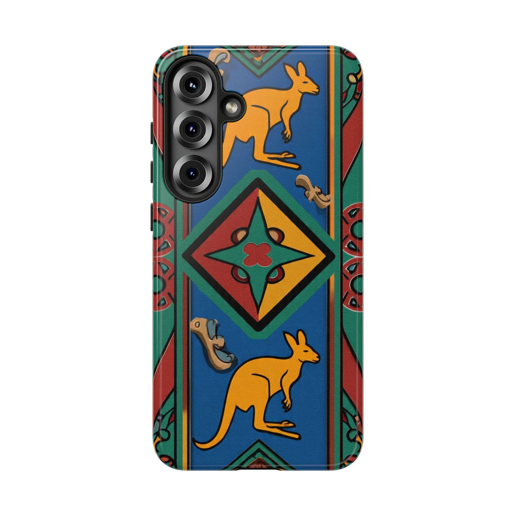 Kangaroo Tribal Pattern Tough Phone Case