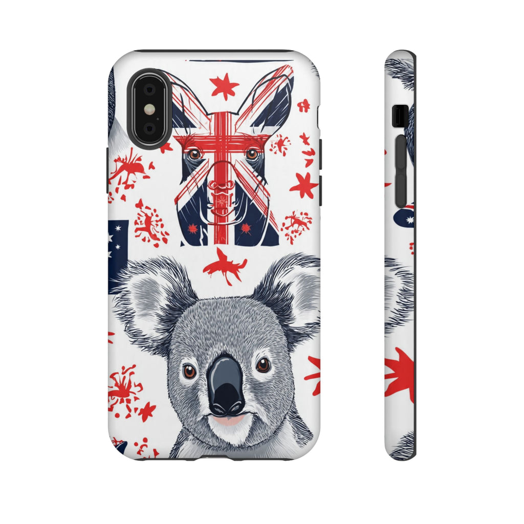 Koala Australia Flag Phone Case - Cute Aussie Animal Protective Case