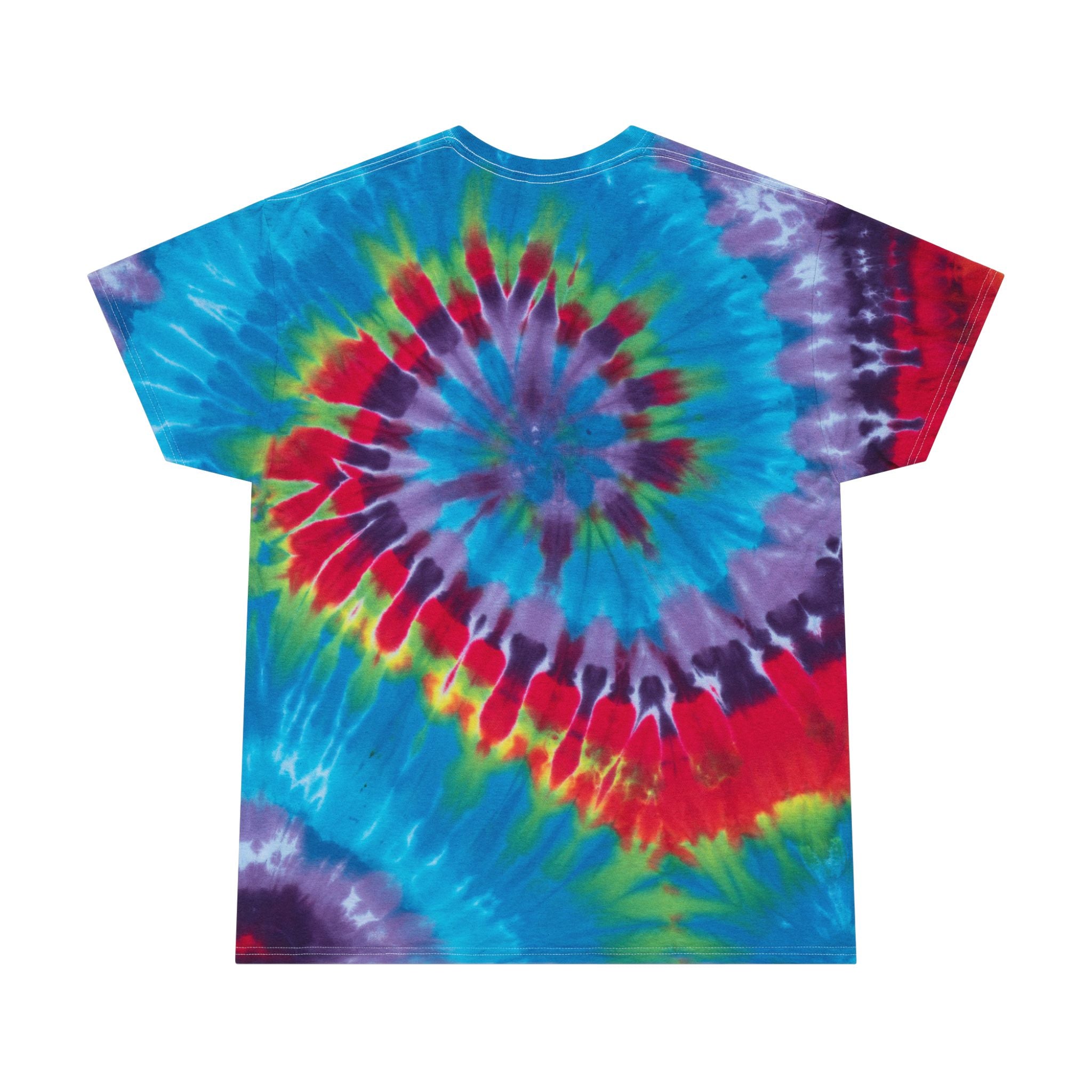 Tie-Dye Spiral Tee — Vintage Southwestern Eagle Graphic