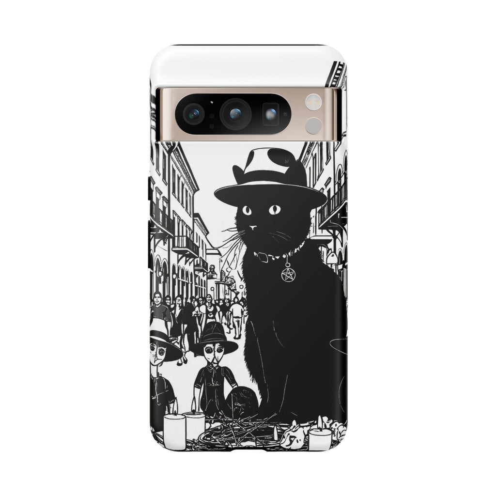 Phone Case — Noir Cat Street Art Design
