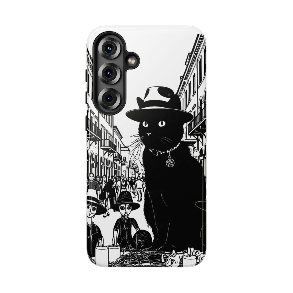 Phone Case — Noir Cat Street Art Design
