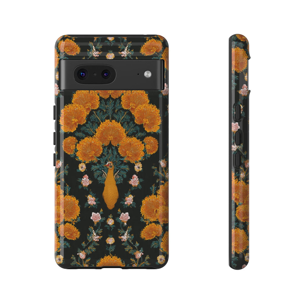 Marigold Mirror Phone Case — Floral Protective Phone Cover
