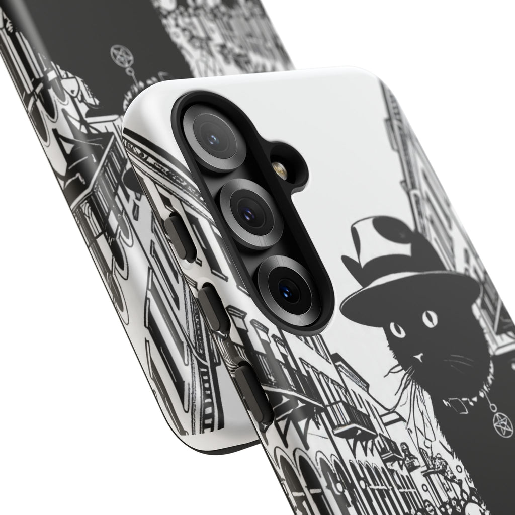 Phone Case — Noir Cat Street Art Design