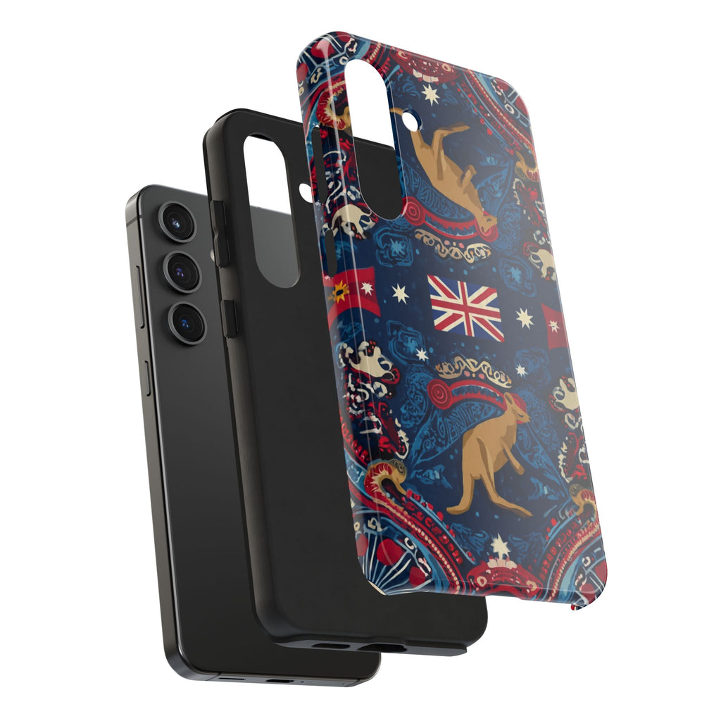 Australian Kangaroo Flag Tough Phone Case - Protective Patriotic iPhone Cover