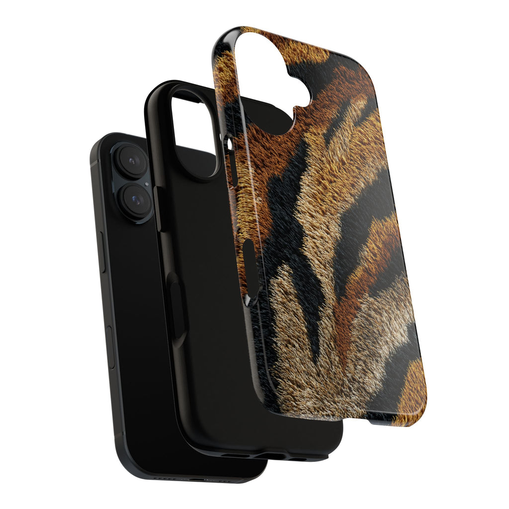 Tiger Fur Phone Case - Protective Animal Print iPhone Cover