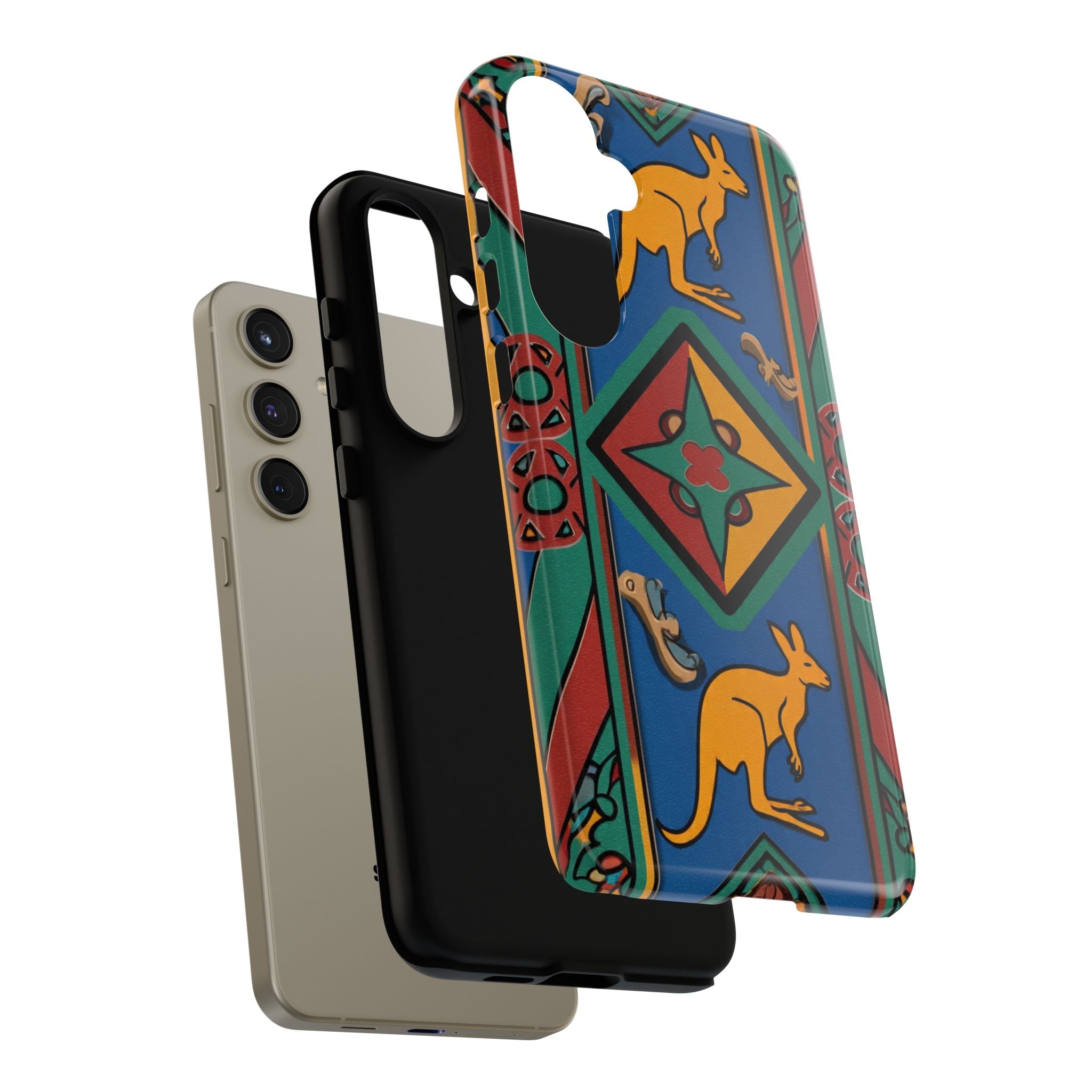Kangaroo Tribal Pattern Tough Phone Case