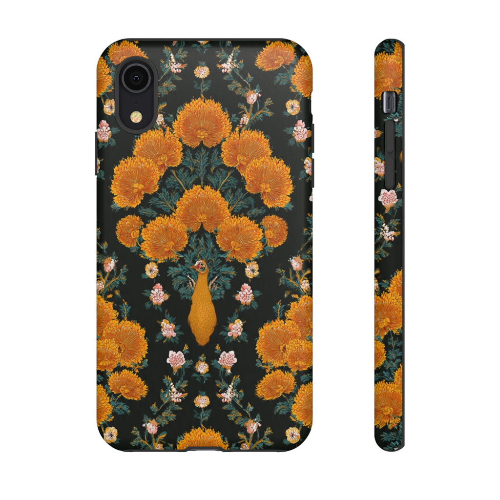 Marigold Mirror Phone Case — Floral Protective Phone Cover