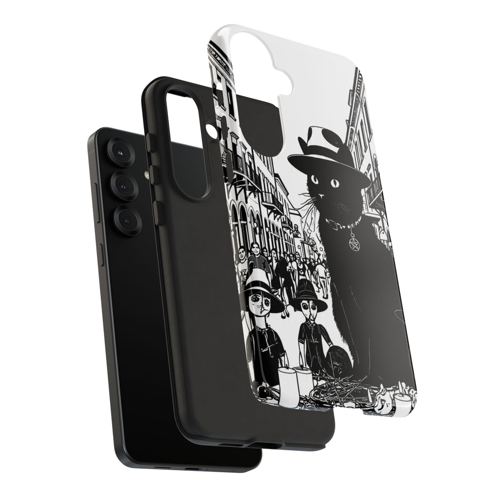 Phone Case — Noir Cat Street Art Design