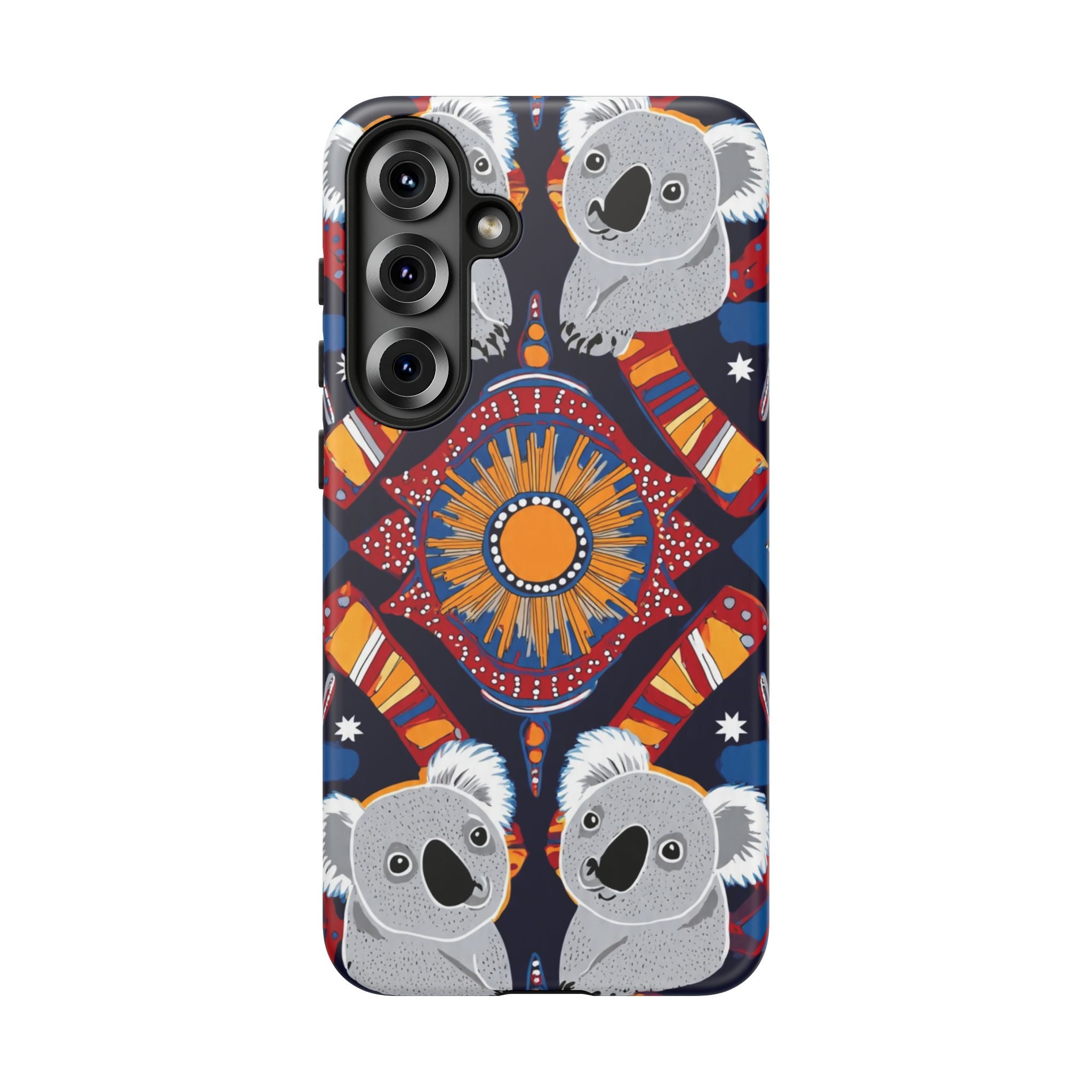 Koala Pattern Phone Case — Cute Indigenous-Inspired Design