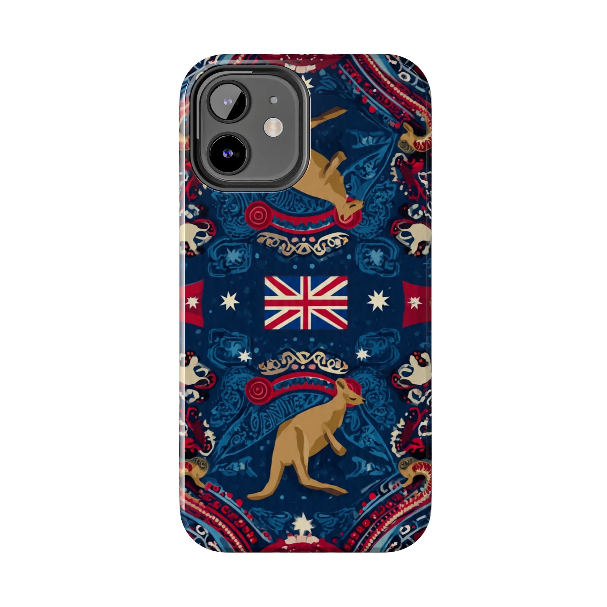 Australian Kangaroo Flag Tough Phone Case - Protective Patriotic iPhone Cover