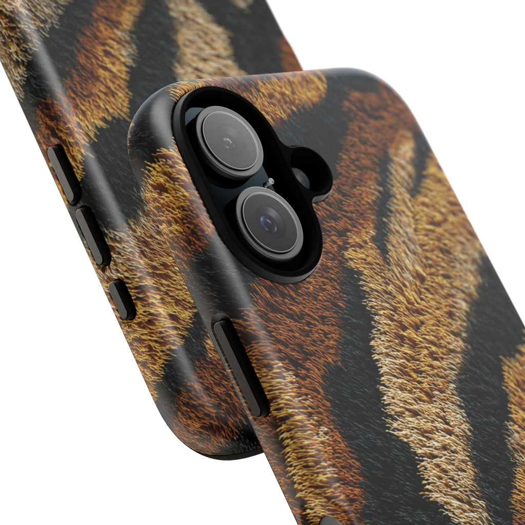 Tiger Fur Phone Case - Protective Animal Print iPhone Cover