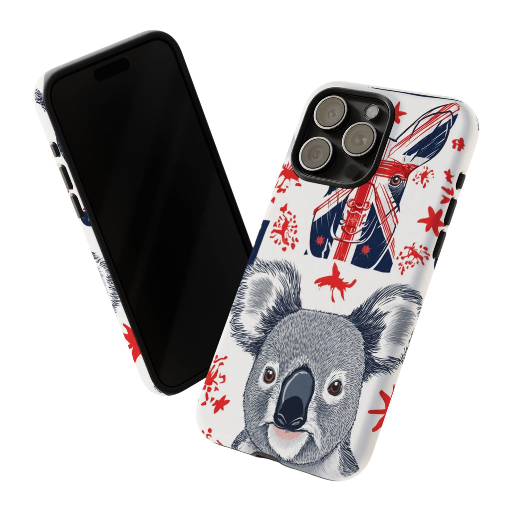 Koala Australia Flag Phone Case - Cute Aussie Animal Protective Case