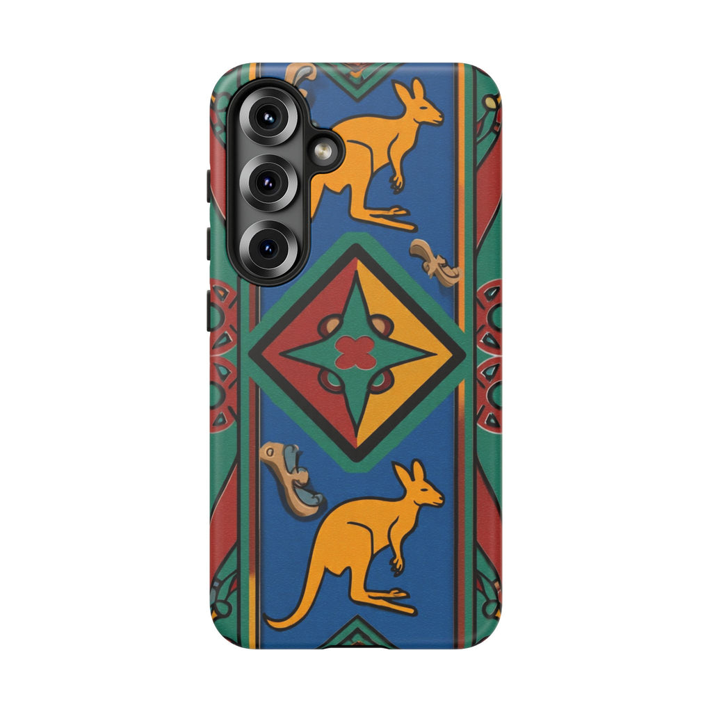 Kangaroo Tribal Pattern Tough Phone Case