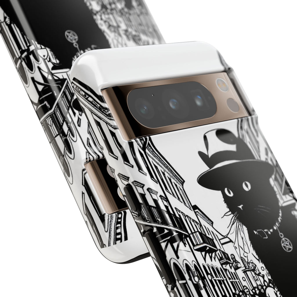 Phone Case — Noir Cat Street Art Design