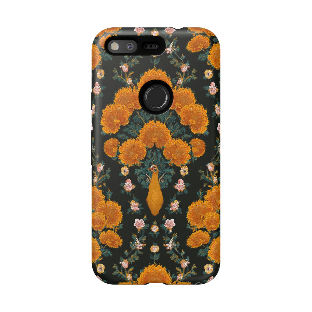 Marigold Mirror Phone Case — Floral Protective Phone Cover