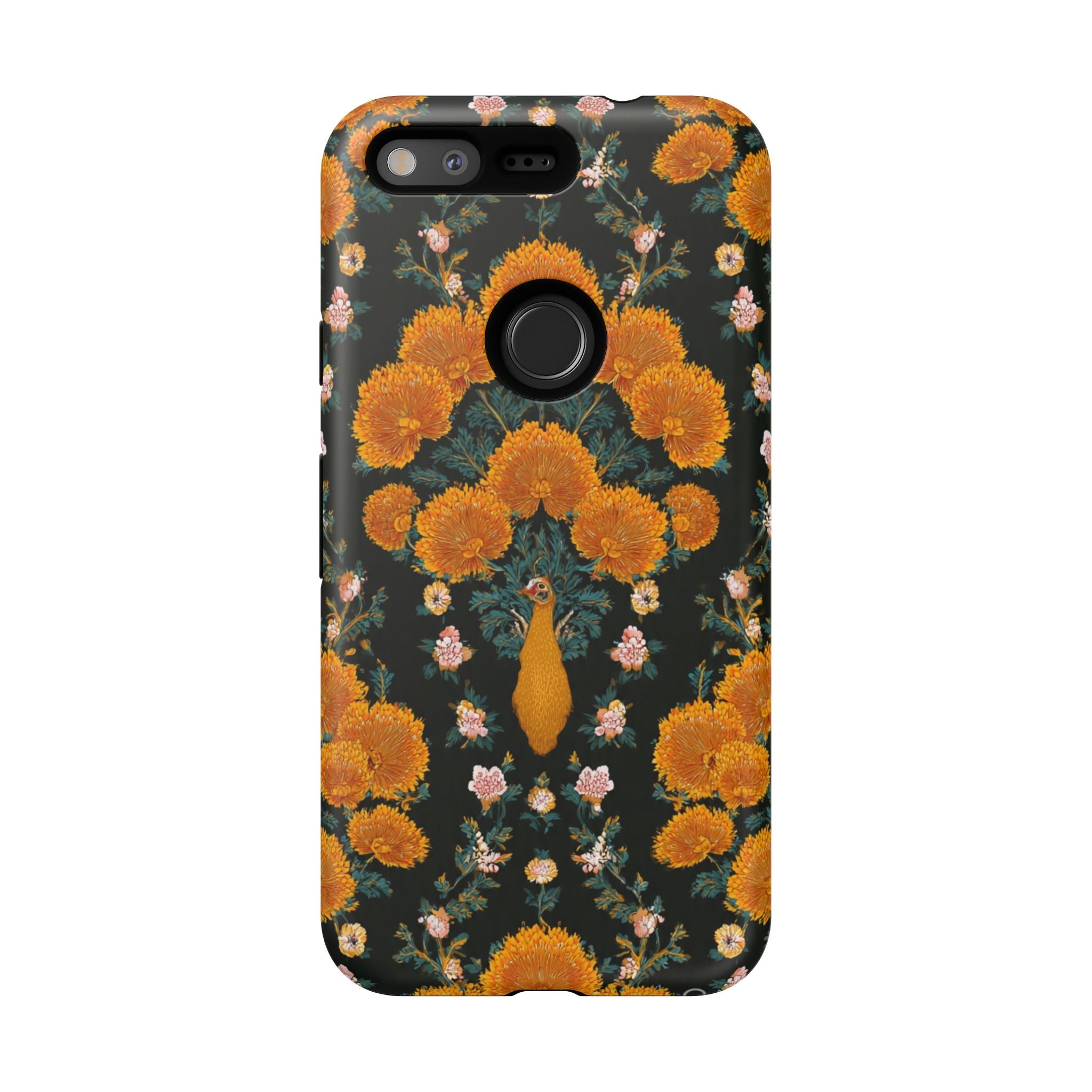 Marigold Mirror Phone Case — Floral Protective Phone Cover