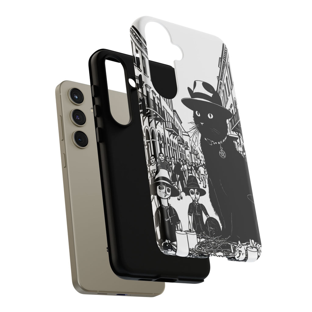 Phone Case — Noir Cat Street Art Design