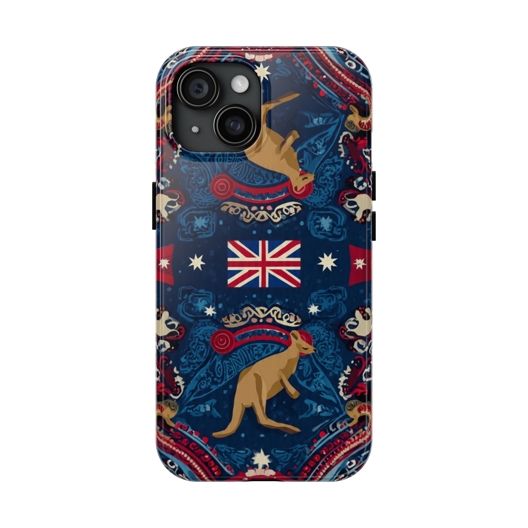 Australian Kangaroo Flag Tough Phone Case - Protective Patriotic iPhone Cover