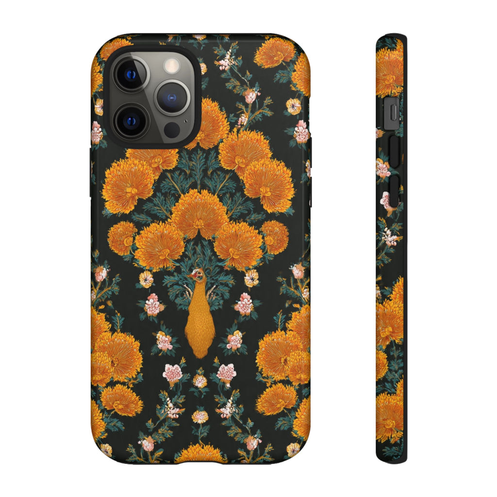 Marigold Mirror Phone Case — Floral Protective Phone Cover