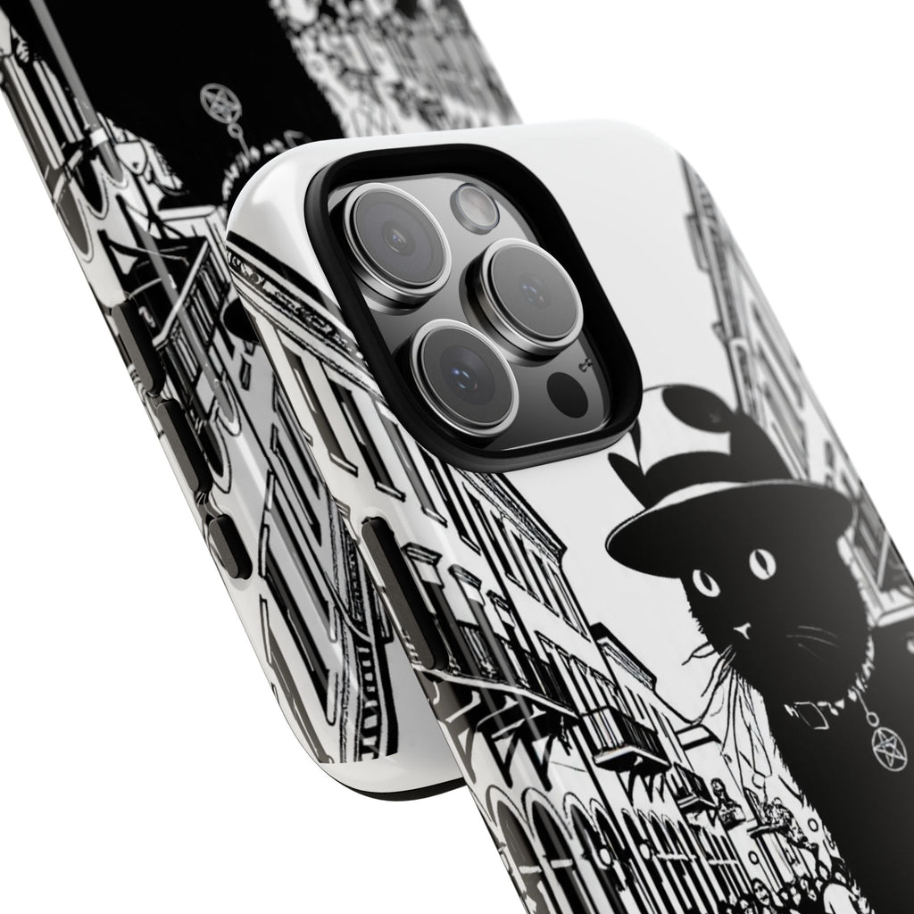 Phone Case — Noir Cat Street Art Design