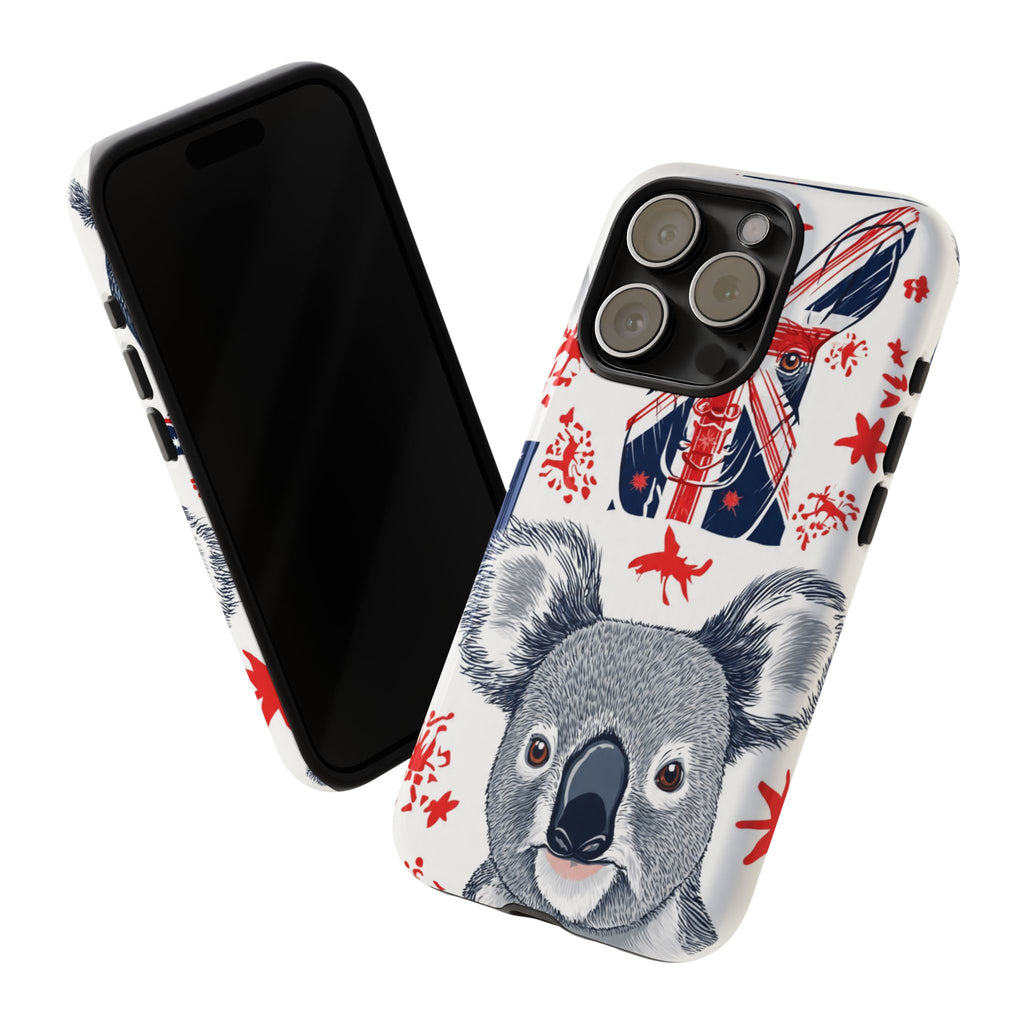 Koala Australia Flag Phone Case - Cute Aussie Animal Protective Case