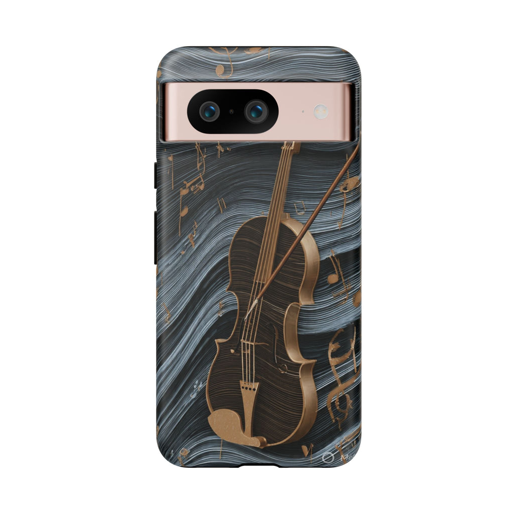 Violin Melody Tough Phone Case — Musical Instrument Art Protective Cover