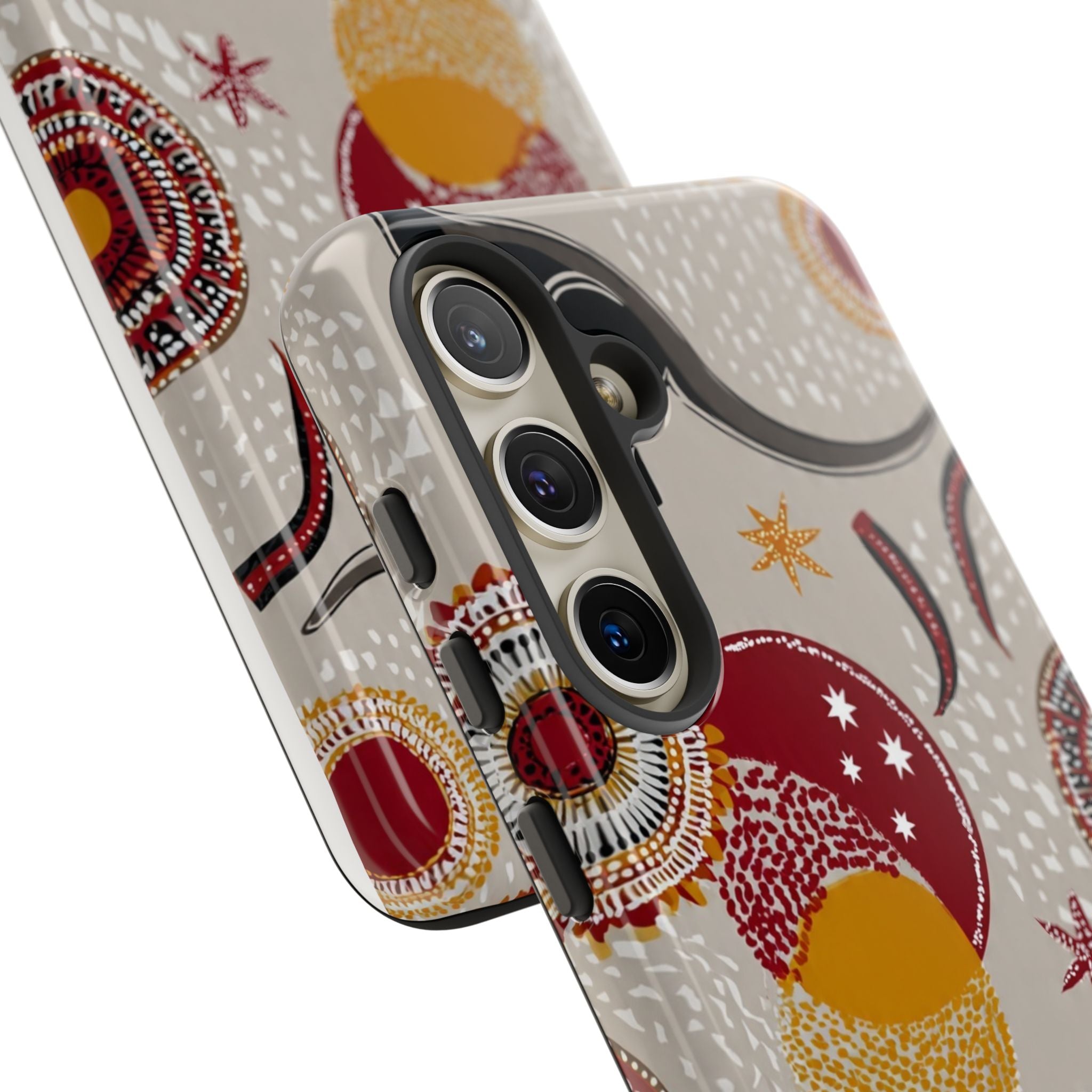 Kangaroo & Koala Aboriginal Dot Art Phone Case – Protective Tough Case