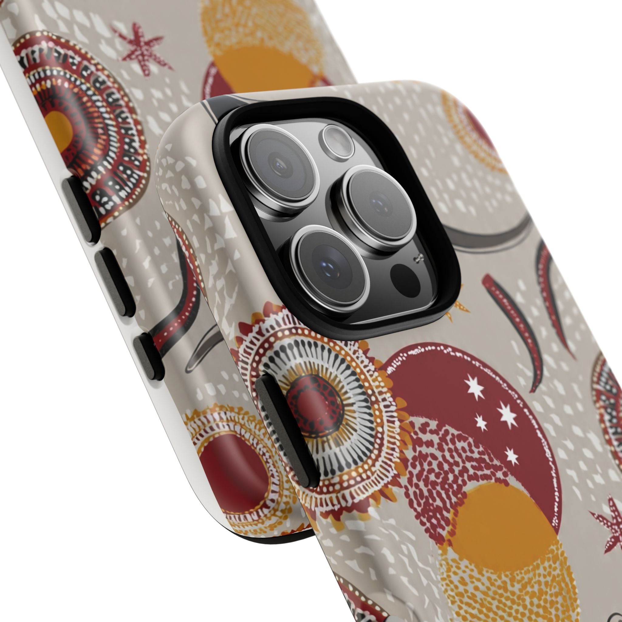 Kangaroo & Koala Aboriginal Dot Art Phone Case – Protective Tough Case