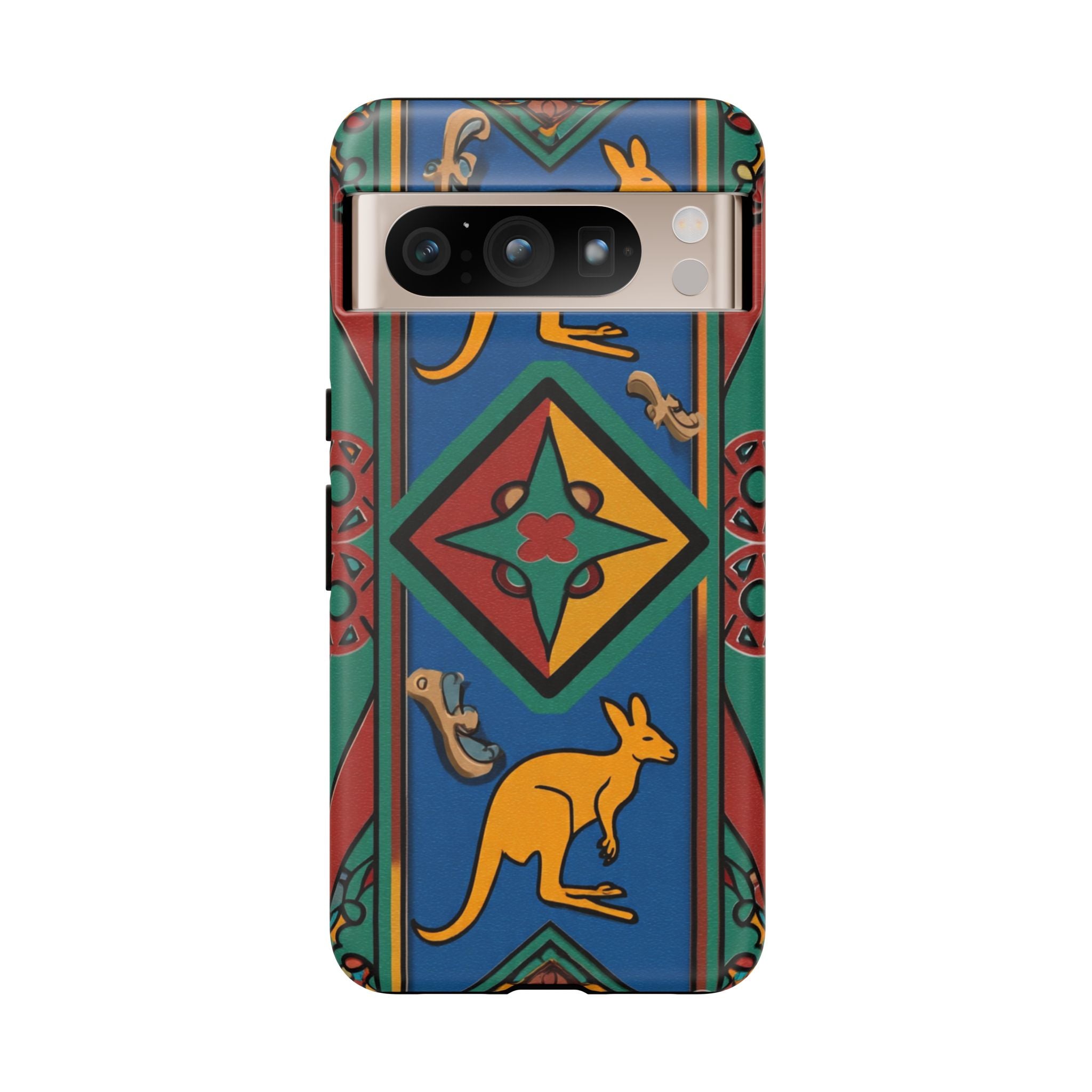 Kangaroo Tribal Pattern Tough Phone Case
