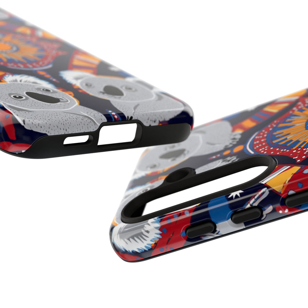 Koala Pattern Phone Case — Cute Indigenous-Inspired Design