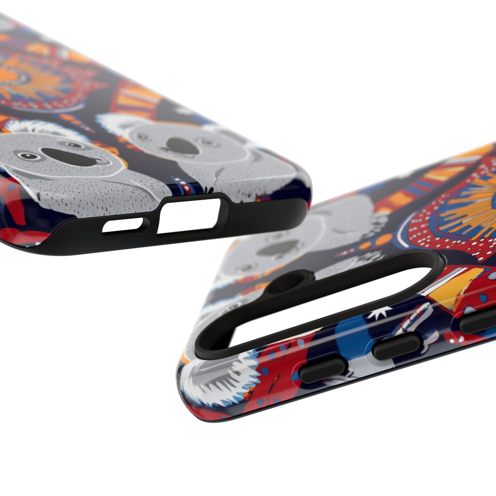 Koala Pattern Phone Case — Cute Indigenous-Inspired Design