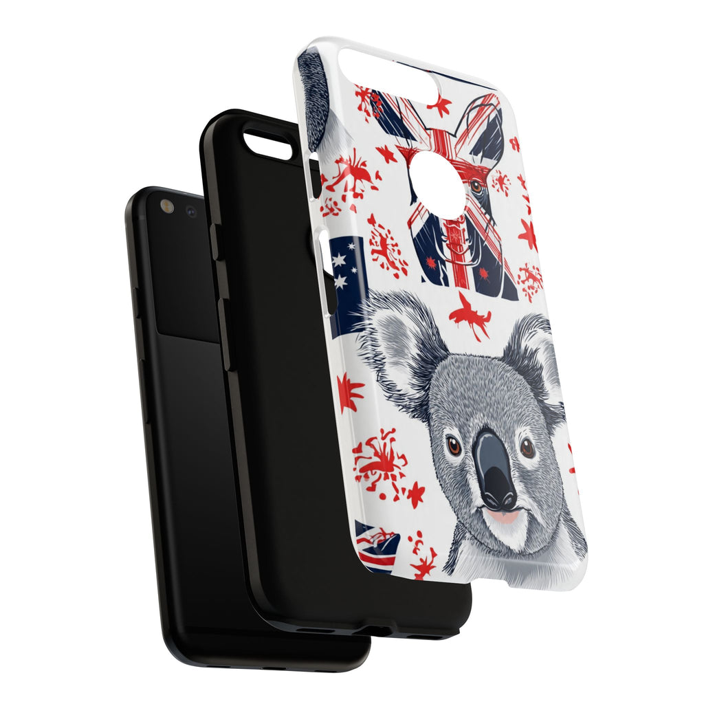 Koala Australia Flag Phone Case - Cute Aussie Animal Protective Case
