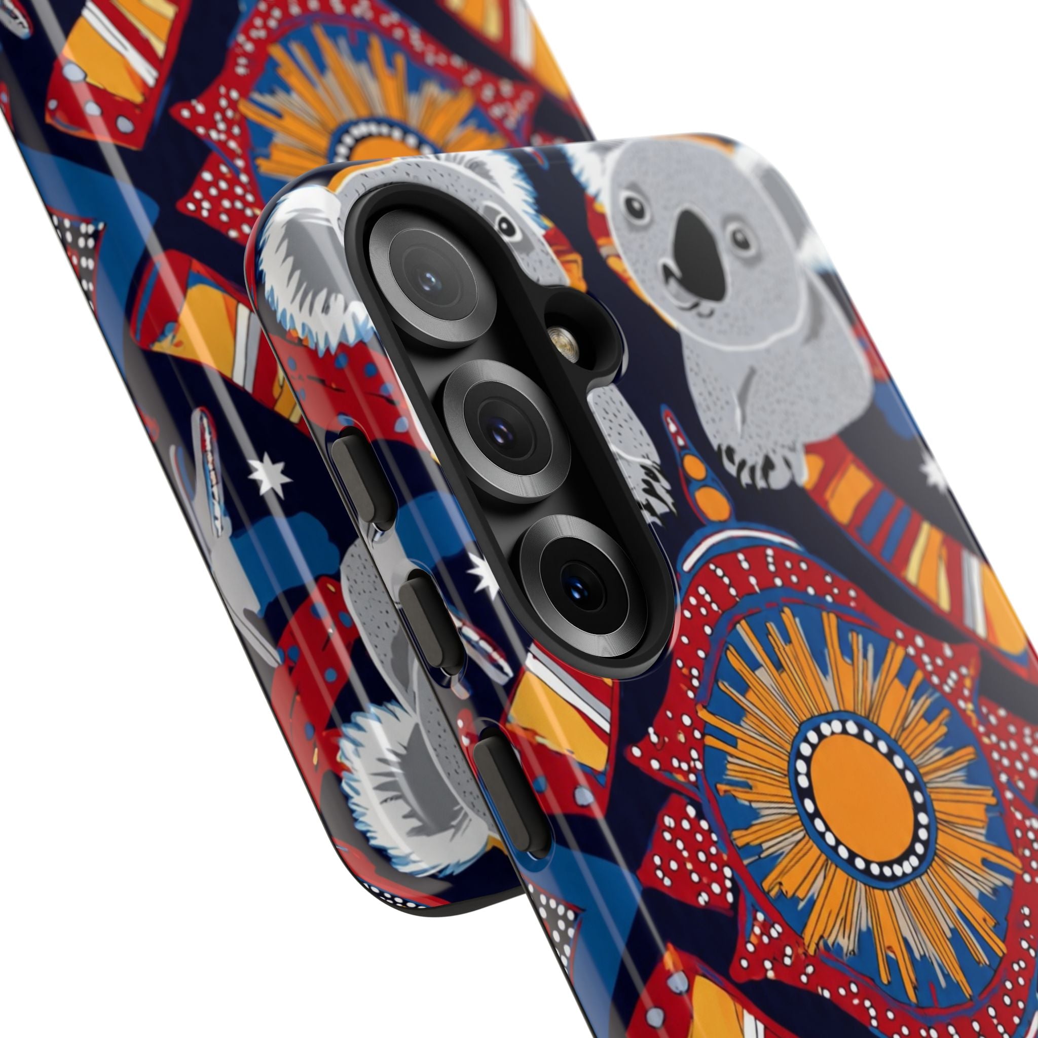 Koala Pattern Phone Case — Cute Indigenous-Inspired Design