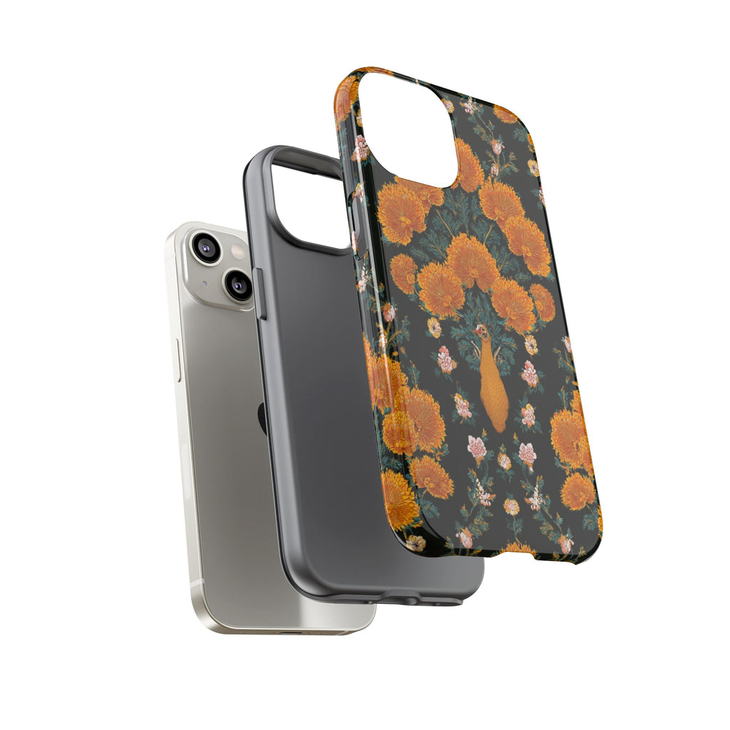 Marigold Mirror Phone Case — Floral Protective Phone Cover
