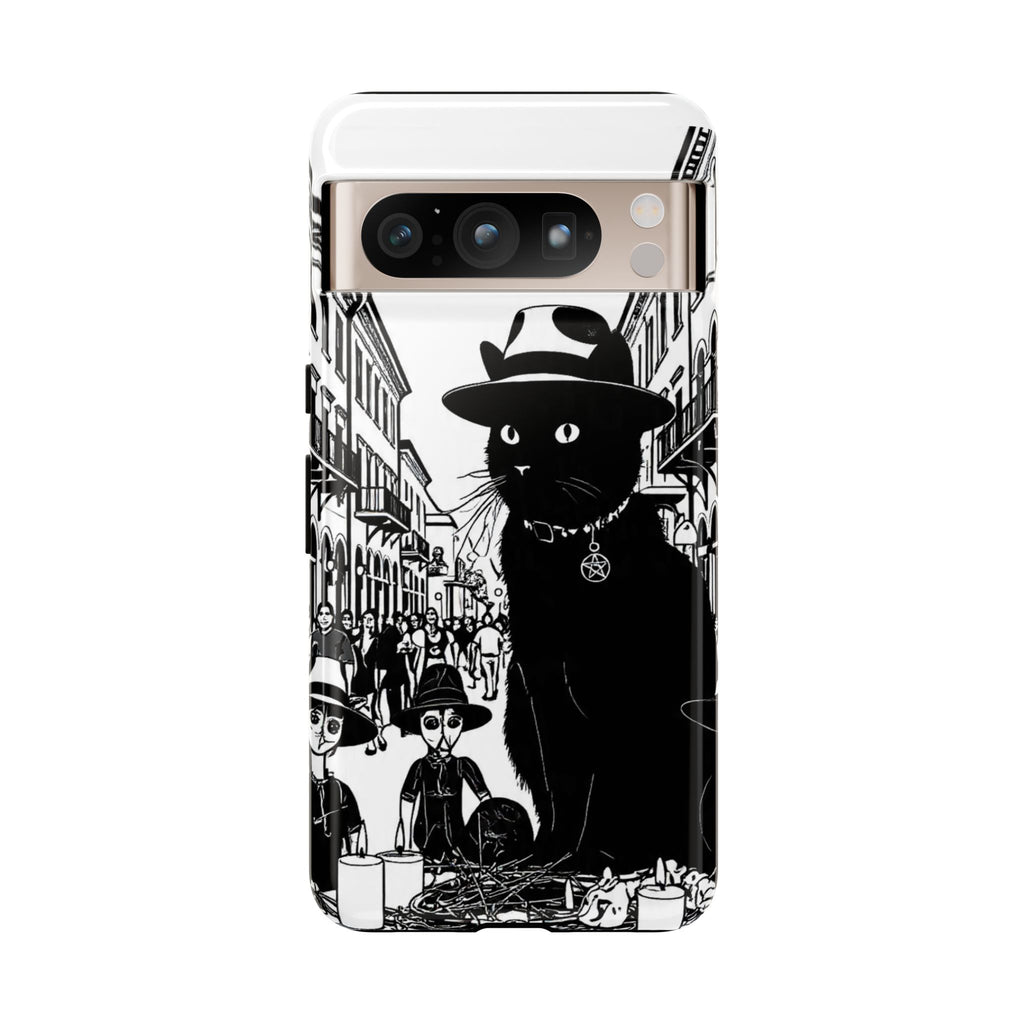 Phone Case — Noir Cat Street Art Design