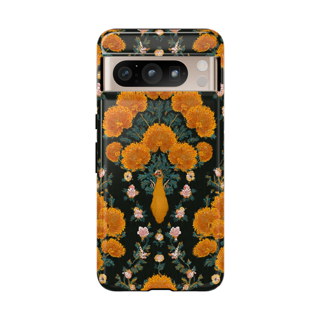 Marigold Mirror Phone Case — Floral Protective Phone Cover