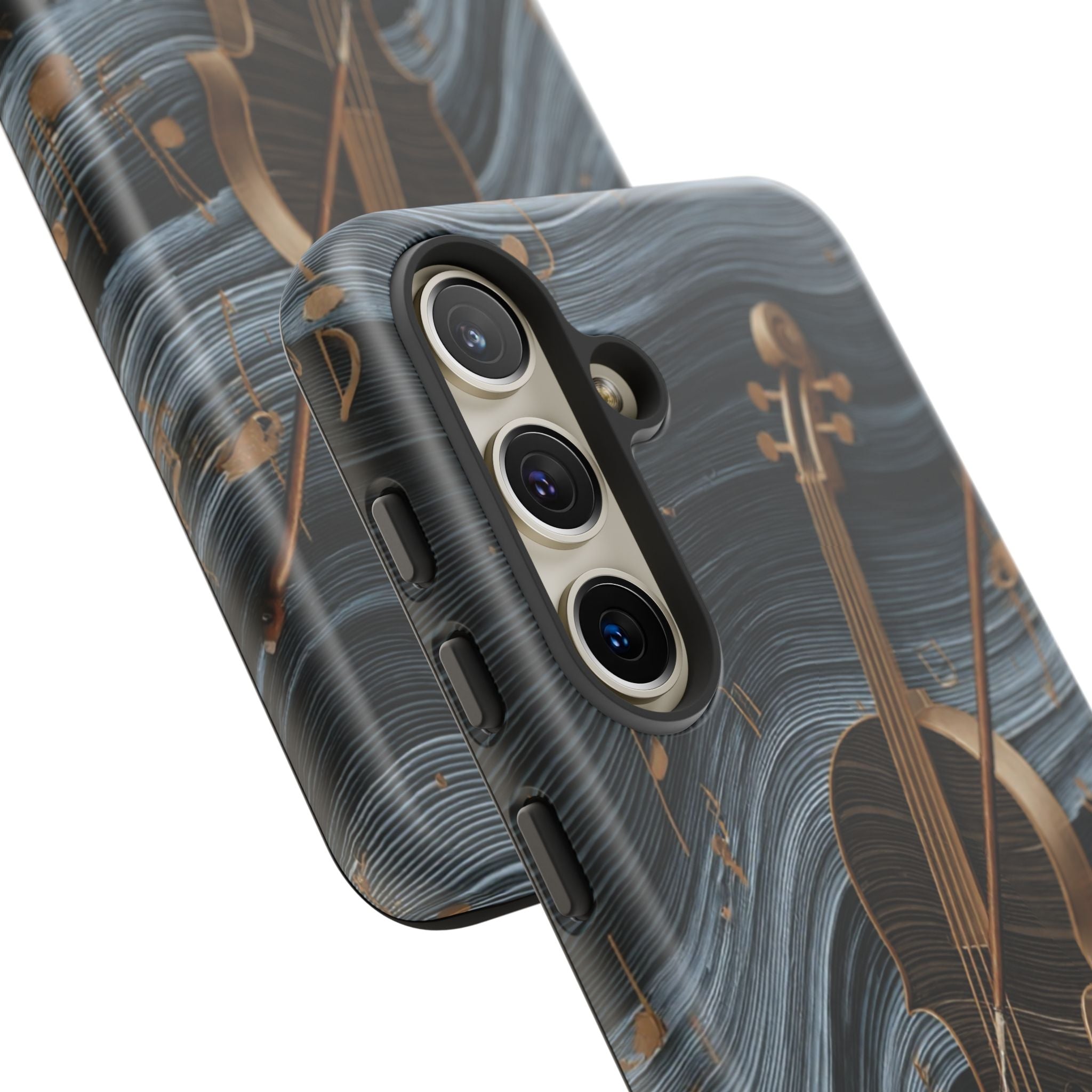 Violin Melody Tough Phone Case — Musical Instrument Art Protective Cover