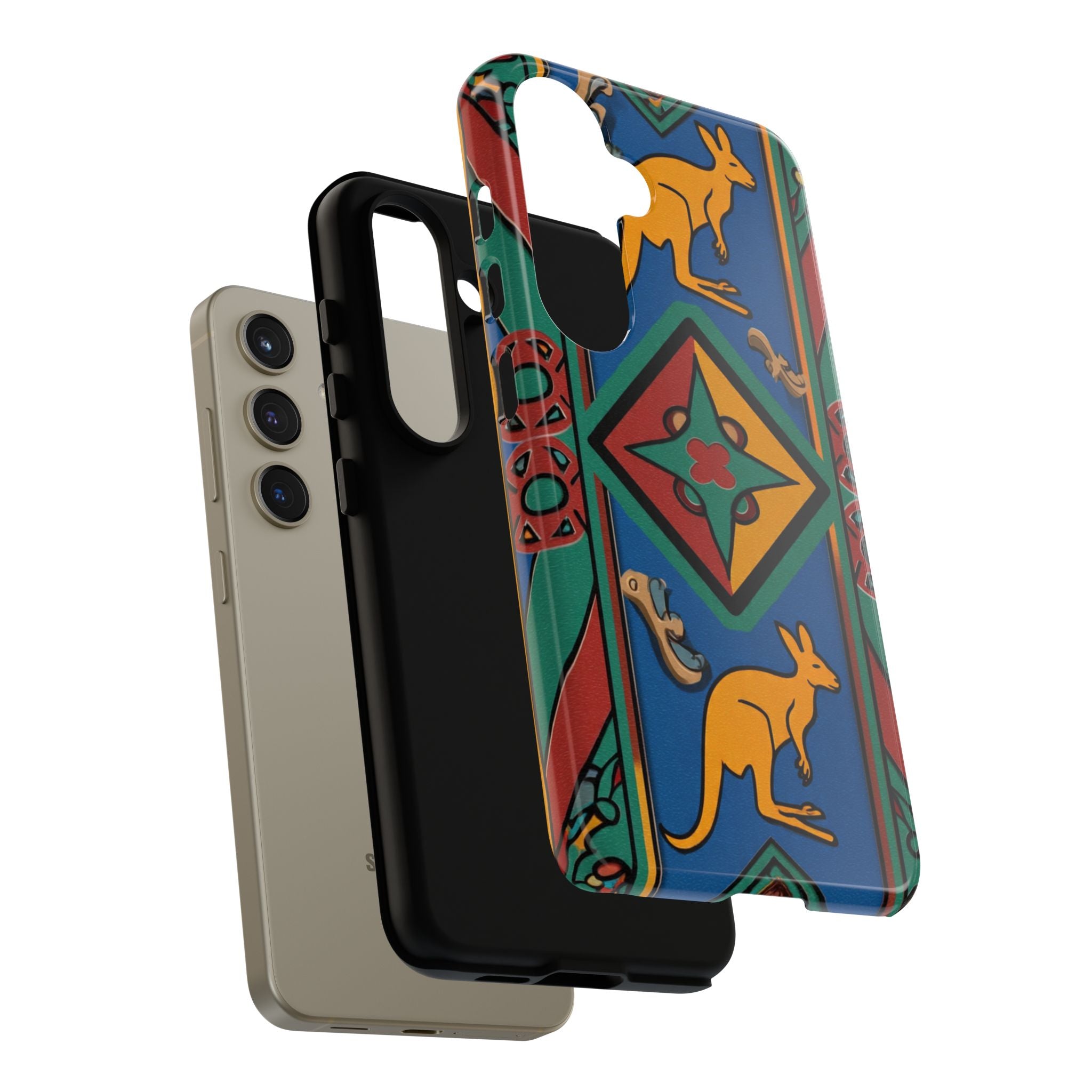 Kangaroo Tribal Pattern Tough Phone Case