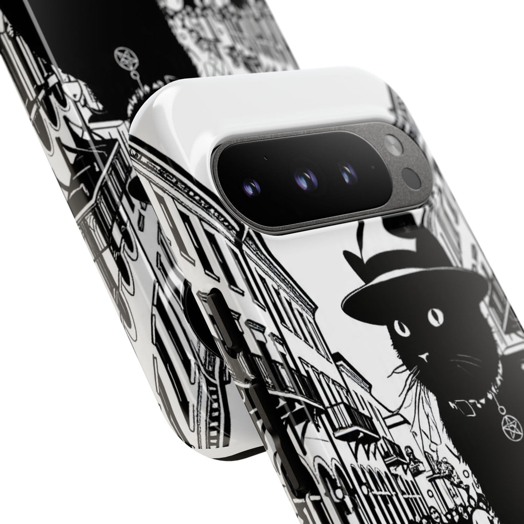 Phone Case — Noir Cat Street Art Design