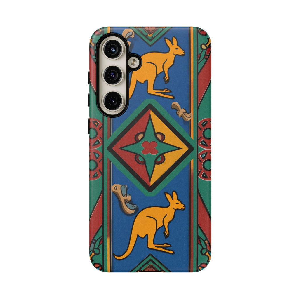 Kangaroo Tribal Pattern Tough Phone Case
