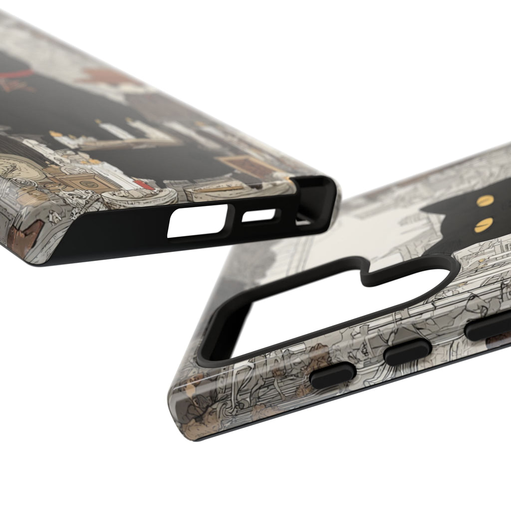 Witchy Black Cat Phone Case — Mystic Altar iPhone Cover