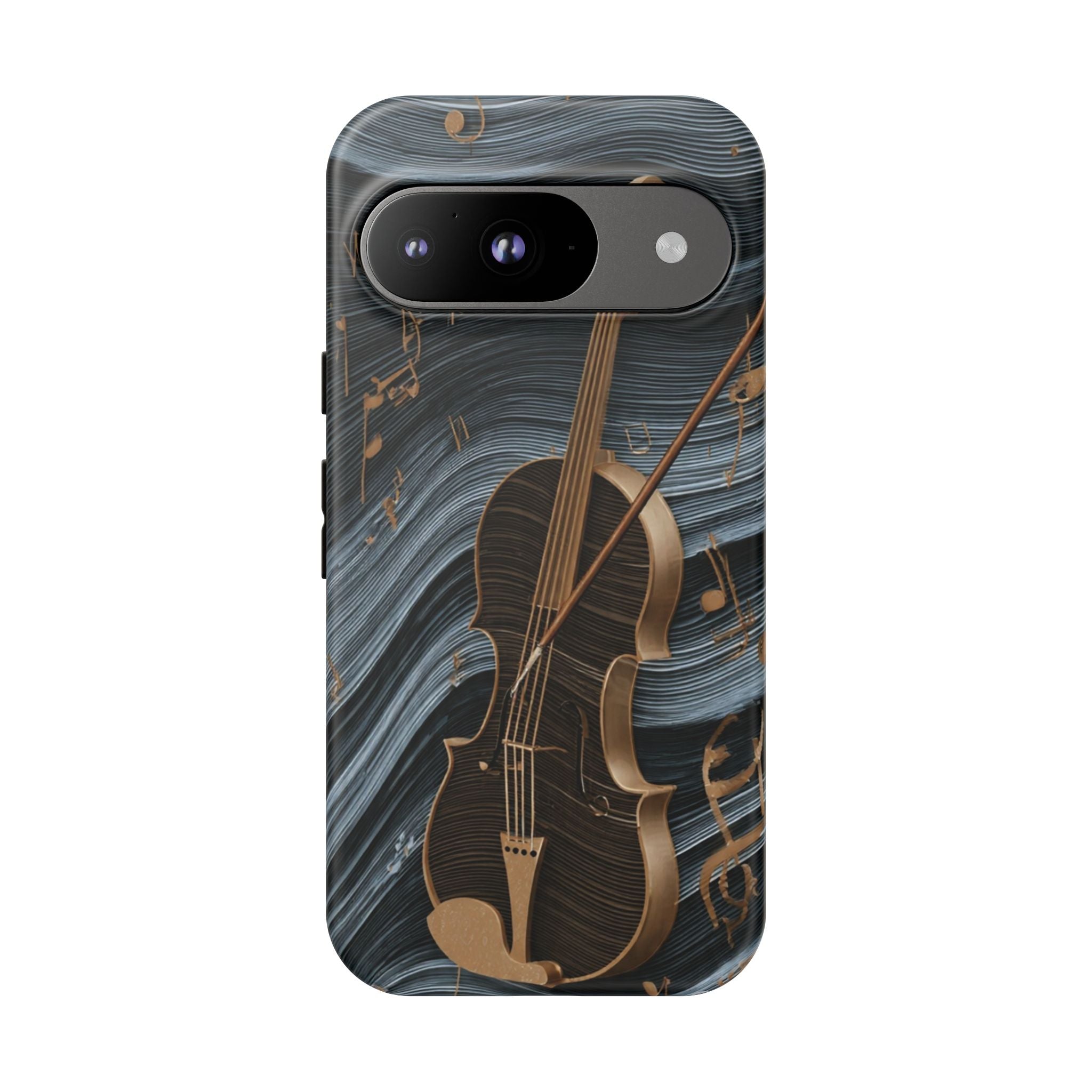 Violin Melody Tough Phone Case — Musical Instrument Art Protective Cover
