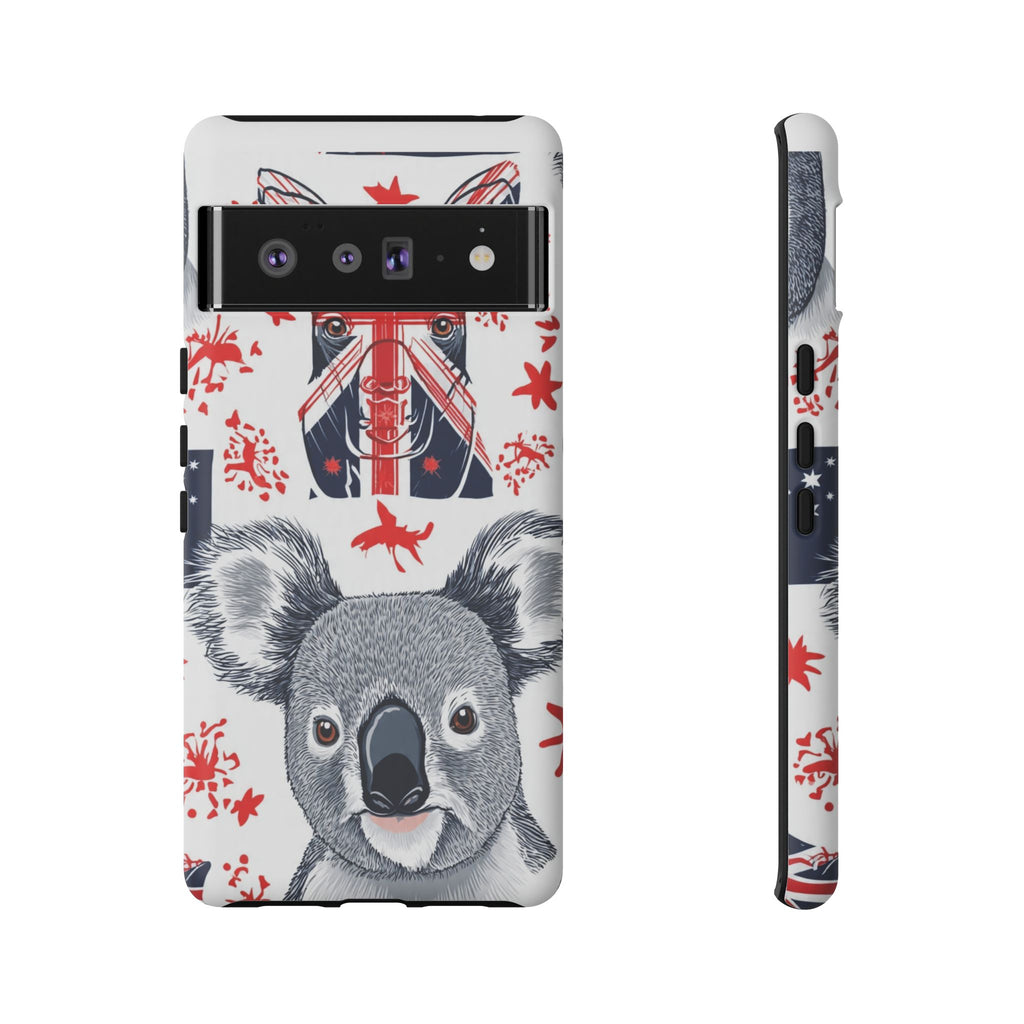 Koala Australia Flag Phone Case - Cute Aussie Animal Protective Case