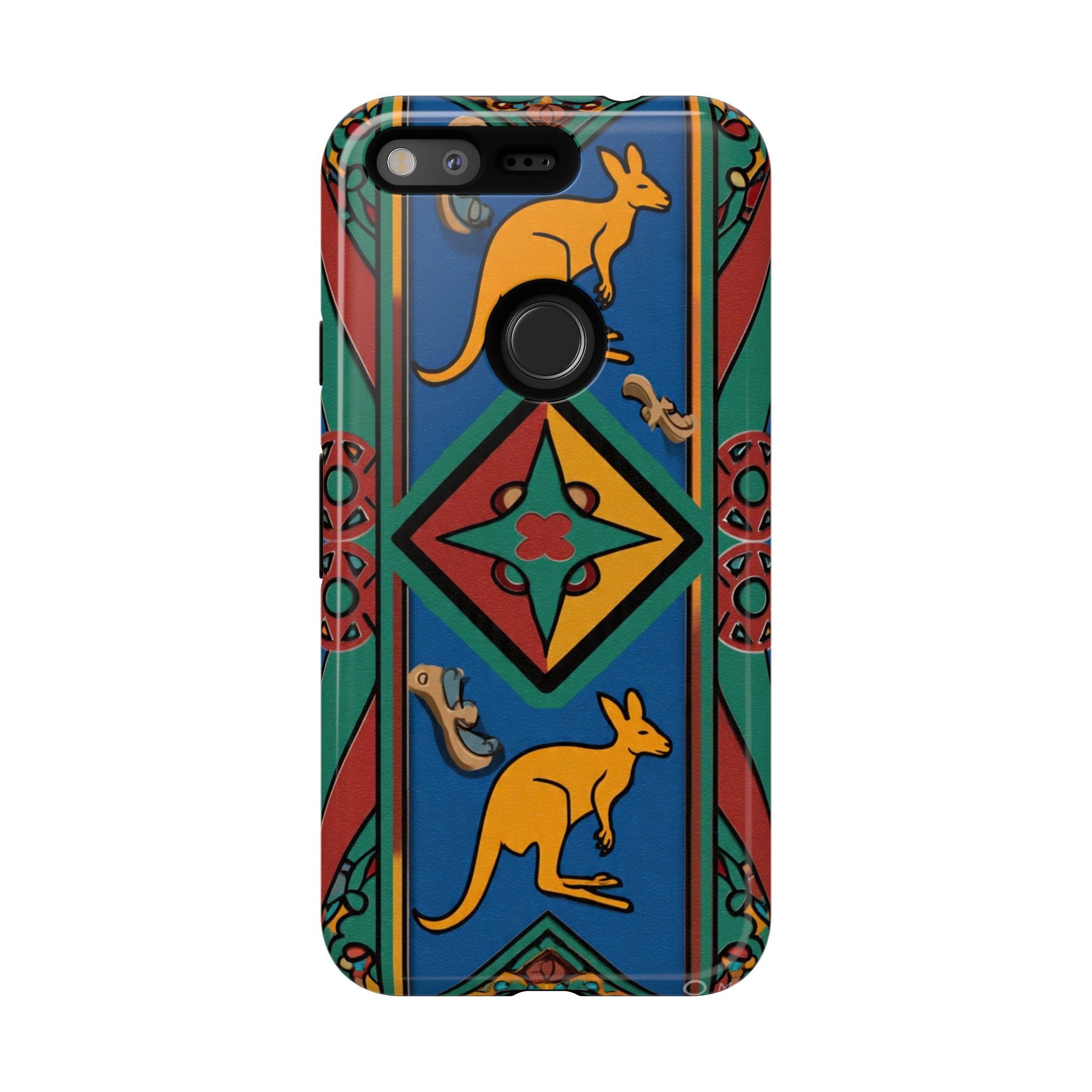 Kangaroo Tribal Pattern Tough Phone Case