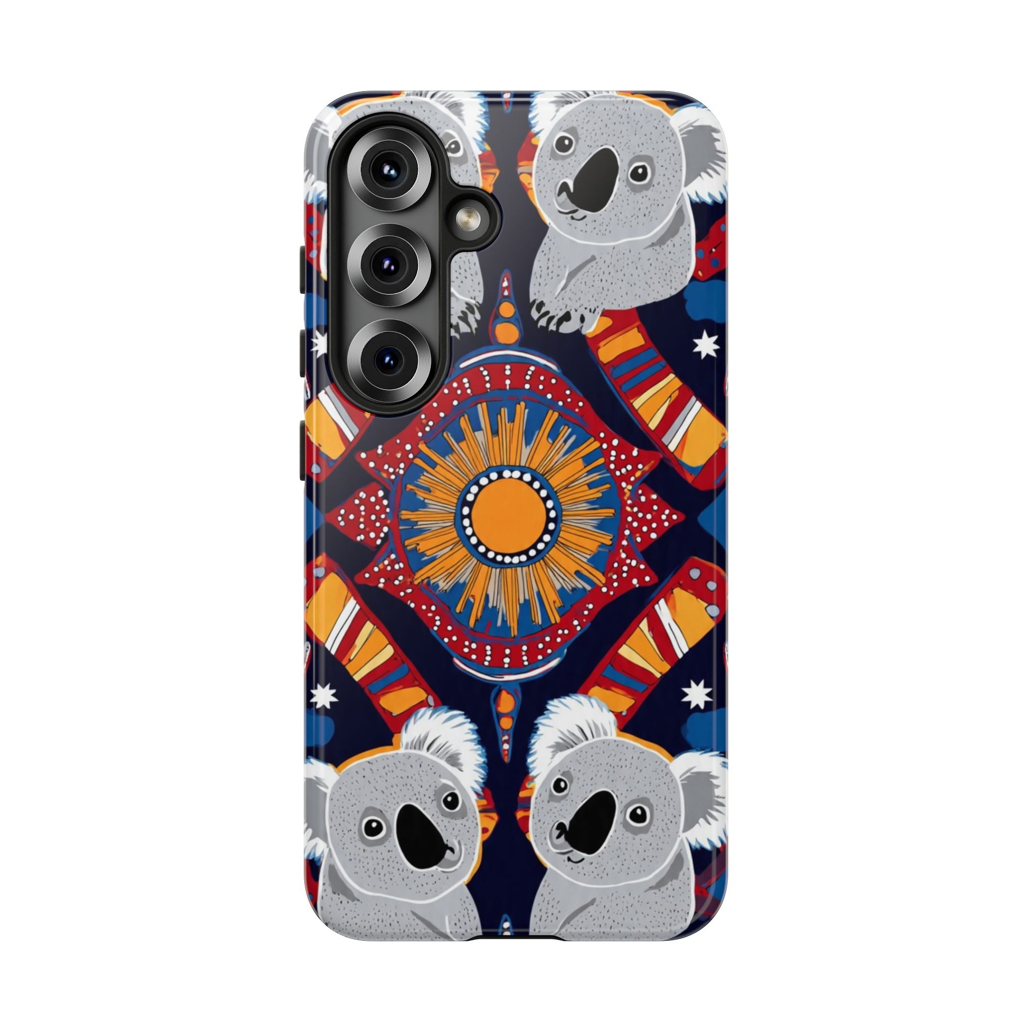 Koala Pattern Phone Case — Cute Indigenous-Inspired Design