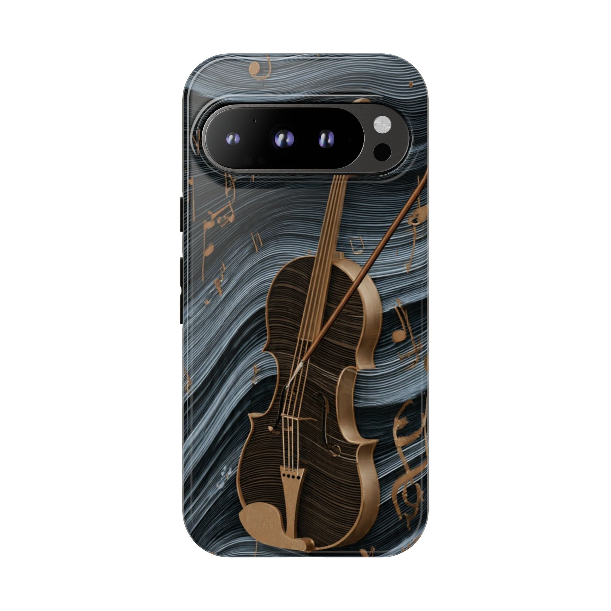 Violin Melody Tough Phone Case — Musical Instrument Art Protective Cover