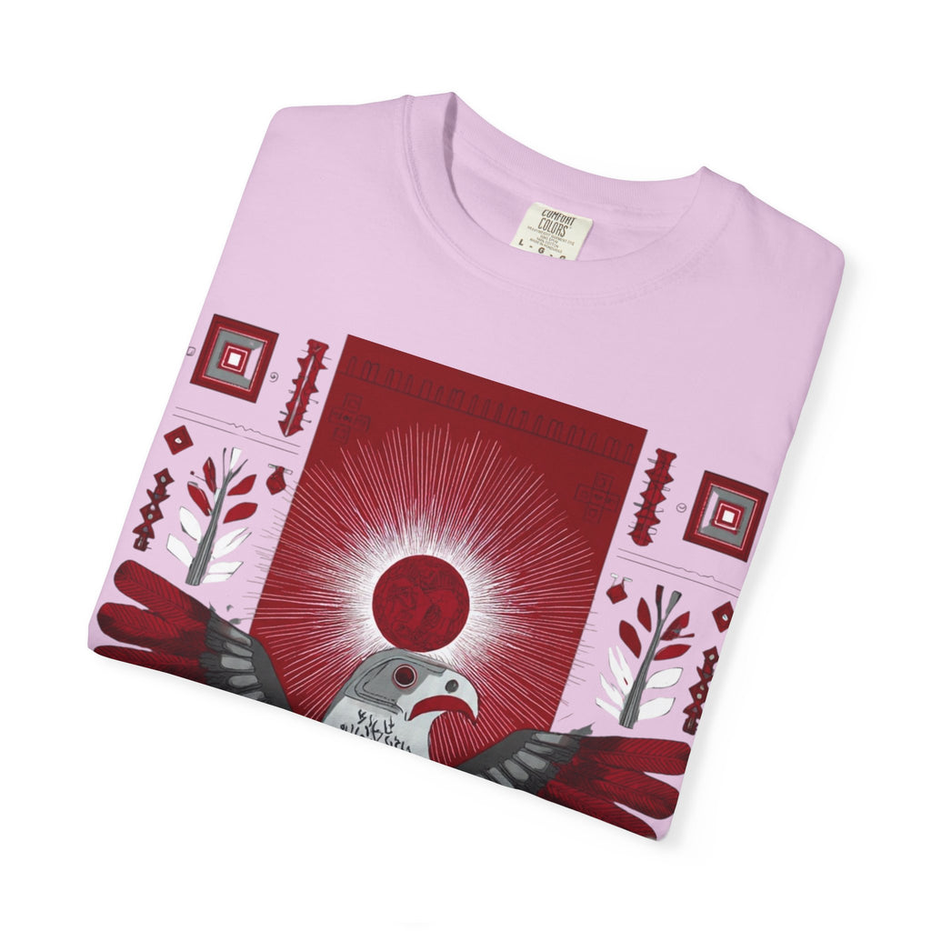 Tribal Inca Graphic T-Shirt — Celestial Bird Art Tee