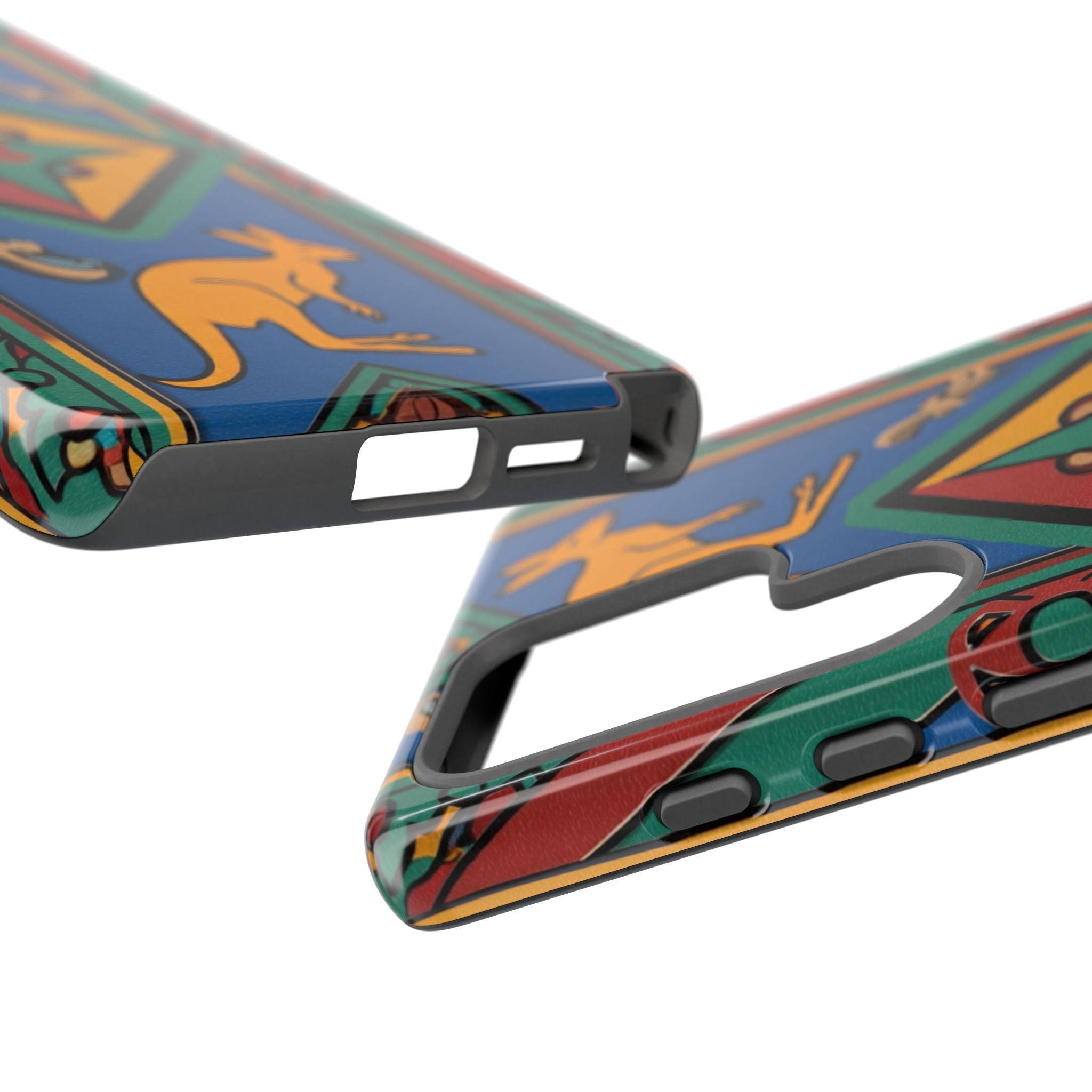 Kangaroo Tribal Pattern Tough Phone Case